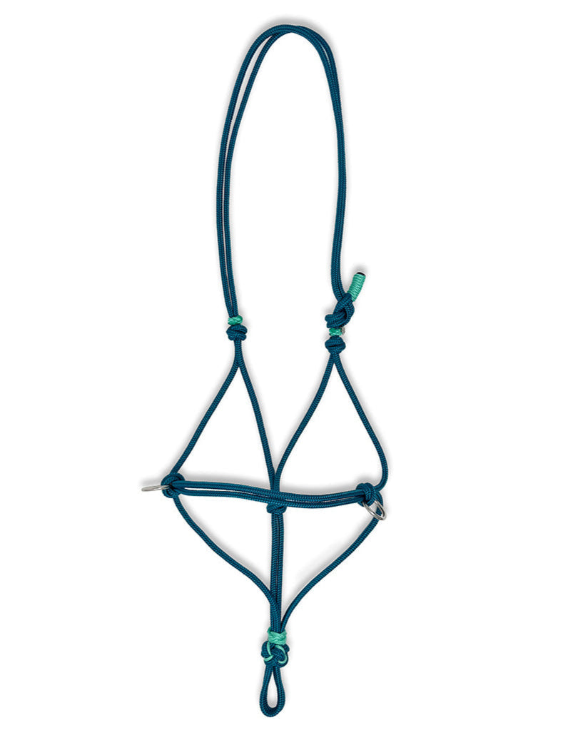 Aquamarine Glow Knotenhalfter – verstellbar