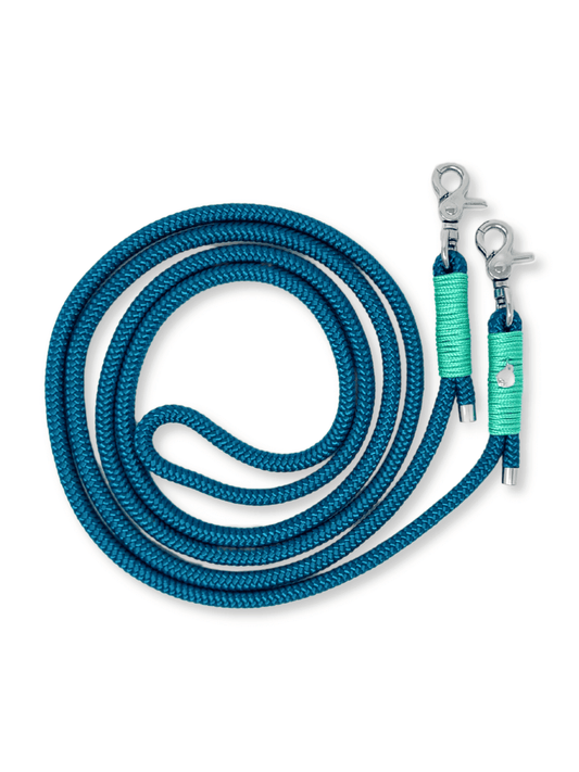 Aquamarine Glow Zügel – 10mm